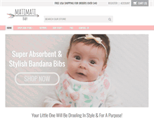 Tablet Screenshot of matimatibaby.com